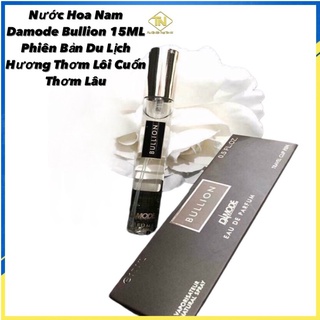 Nước hoa chính hãng thơm lâu, dầu thơm nam Damode Bullion 15ml phiên bản du lịch hương thơm lôi cuốn mãnh liệt