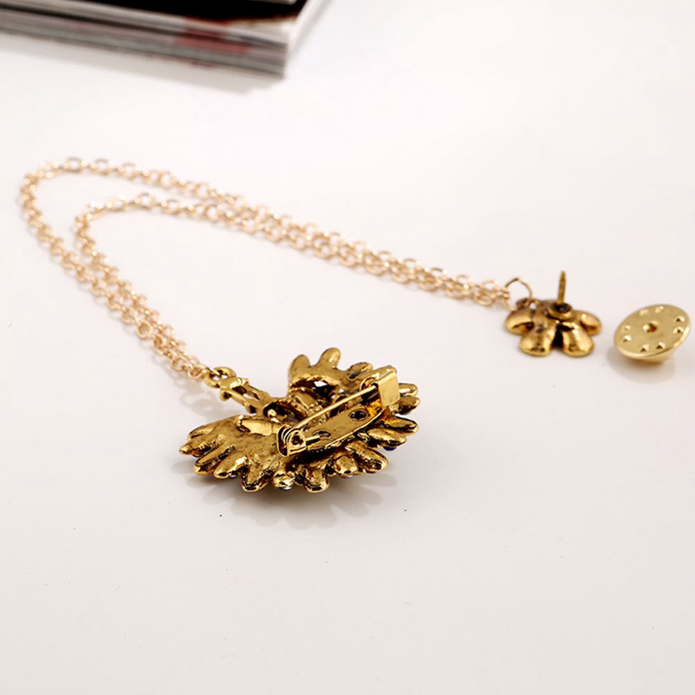 Trâm cài áo hình bông hoa / chim công sang trọng