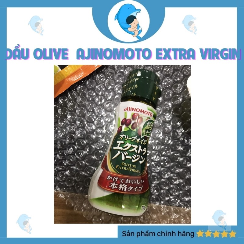 Dầu Olive Nguyên Chất Ajinomoto Extra Virgin 70gr Bổ Sung Các Dưỡng Chất Cần Thiết Giúp Phát Triển Trí Não Cho Bé 6m+