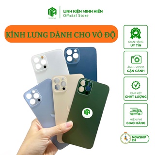 Kính lưng vỏ độ IP 7Plus lên 8Plus, 8Plus vuông, x lên 12Pro, xsm lên 12promax, xr lên 12, 11 lên 12 đủ màu