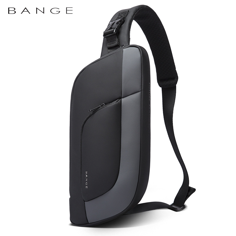 Bange 2021 New Korean Sling bag Men's Waterproof Shoulder Bag Anti-theft Multifunction Crossbody Bag