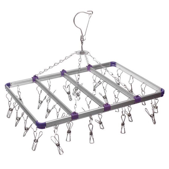 Móc chùm inox 28 kẹp