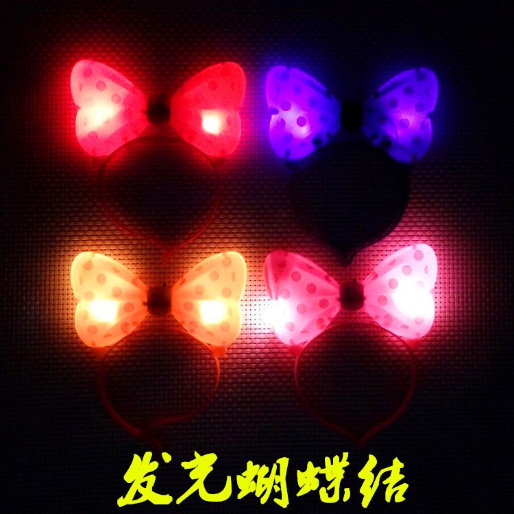 Bán Sỉ Băng Đô Nơ Có Đèn LED Phát Sáng Dành Cho Trẻ Em