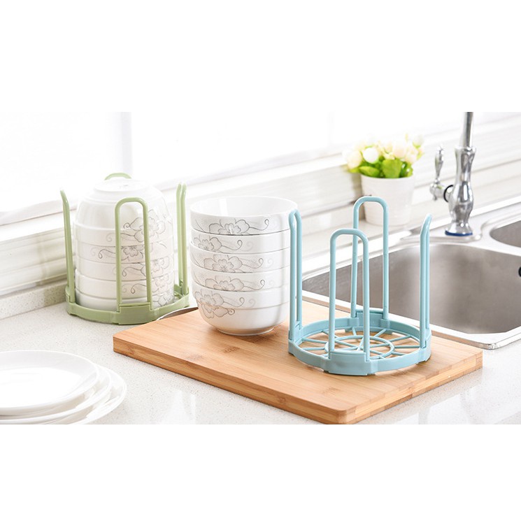 Khay Úp Chén - Kệ Úp Chén Bát, Ly Cốc Ráo Nước, Gọn Gàng Sạch Sẽ -  Tránh Vi Khuẩn, Ẩm Mốc - Nhựa An Toàn
