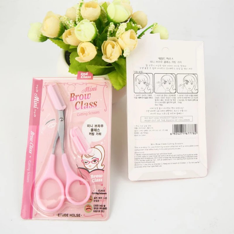 Kéo lược tỉa gọn lông mày