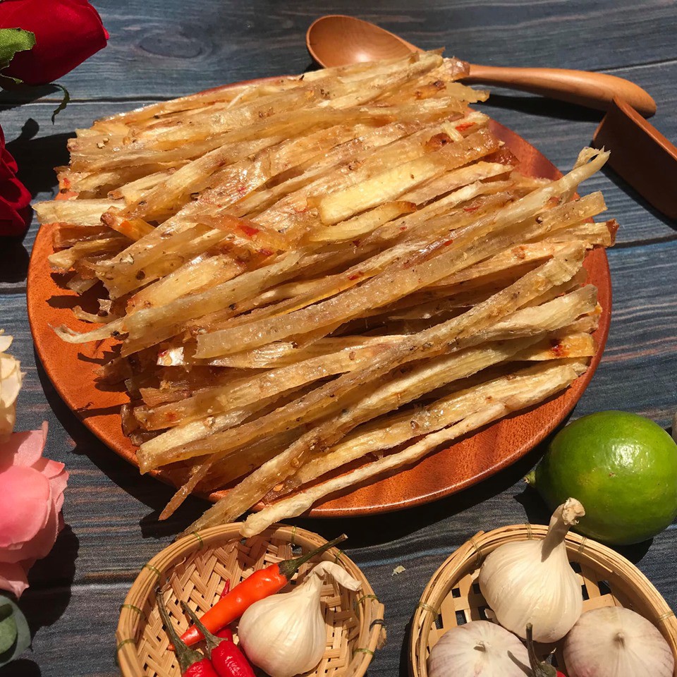 Khô cá thiều sợi loại 1 hũ 250g mềm ngon