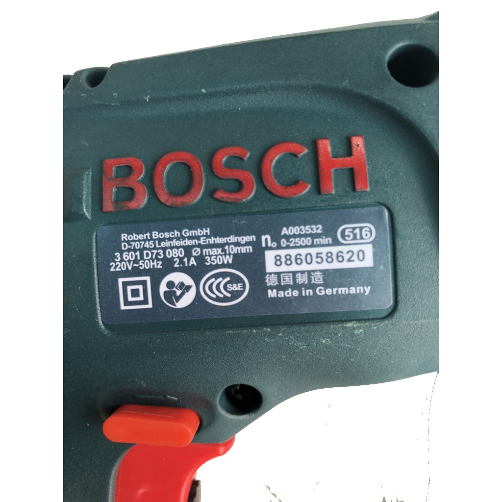 MÁY KHOAN SẮT GỖ ĐẦU 10MM BOSH ĐỨC CÓ CHỈNH TỐC ĐỘ TIỆN DỤNG - MÁY KHOAN CẦM TAY NHỎ 350W RUỘT ĐỒNG CÓ CHỈNH TỐC ĐẦU 10M