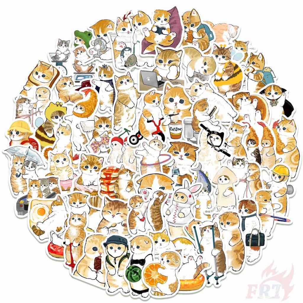 Set 110 Món Đồ Chơi Chất Lượng Cao ❉ Sticker Dán Trang Trí Hình Mèo Dễ Thương ❉ Sticker Doodle Dán Trang Trí Thời Trang Đa Ứng Dụng