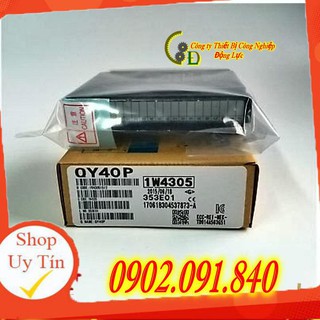 QY40P Transistor (Sink) output Module Mitsubishi - Module ( mô đun) 16 đầu ra 12-24V DC