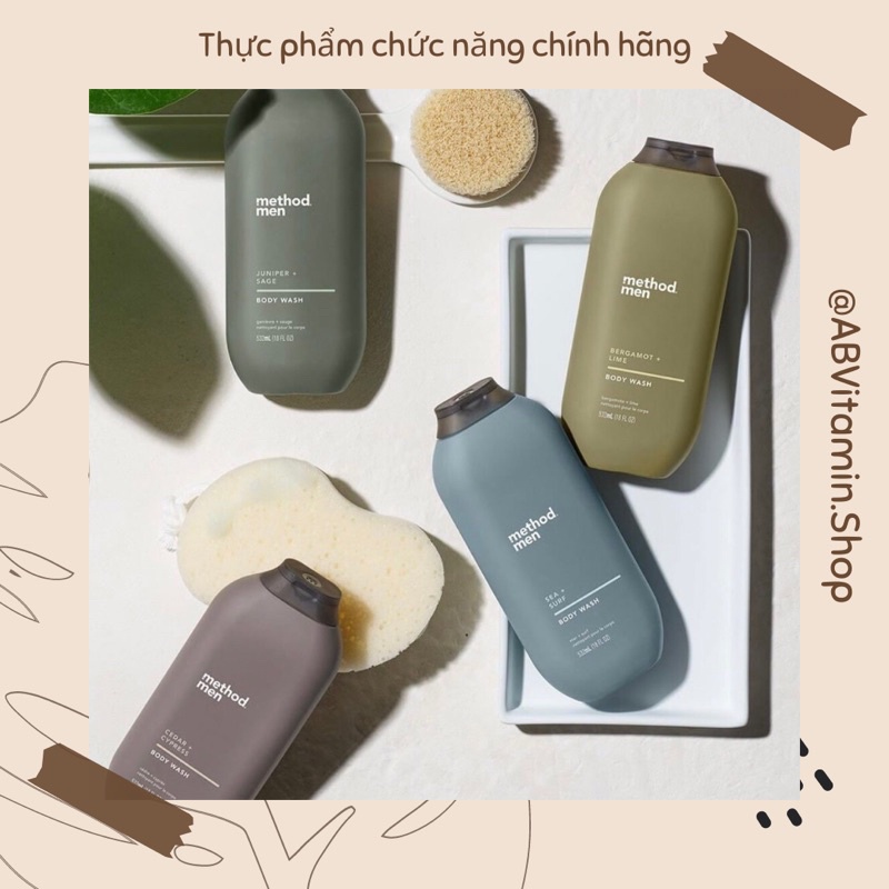 Sữa tắm cho nam giới Method Men (532ml)