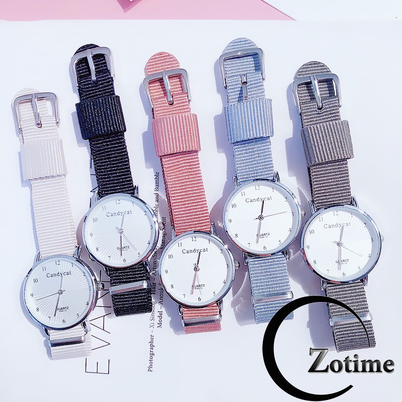 Đồng hồ thời trang nữ Candycat dây dù trẻ trung siêu đẹp D52 | BigBuy360 - bigbuy360.vn