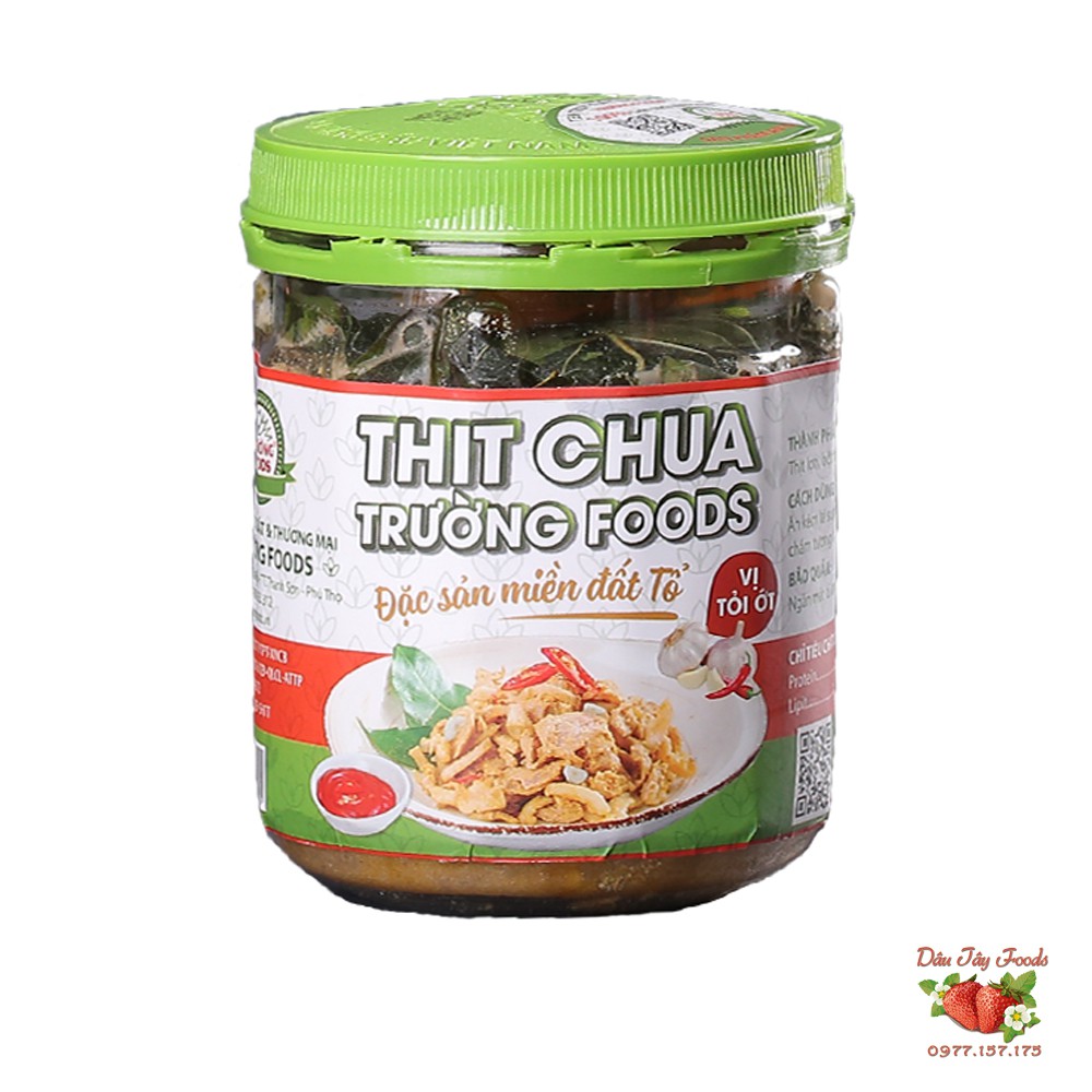 combor siêu rẻ 5 lọ thịt chua TRƯỜNG FOODS vị tỏi ớt- hàng chính hãng,hương vị thơm ngon, cay cay được nhiều người thích | BigBuy360 - bigbuy360.vn