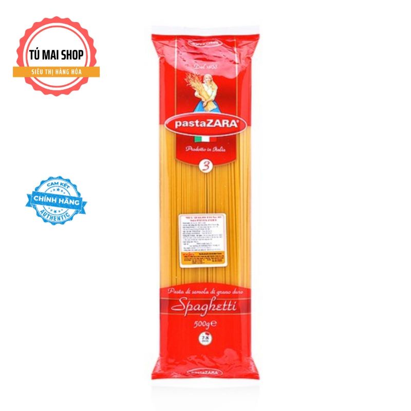 Mì Ý Spaghetti Pasta Zara 500g thumbnail
