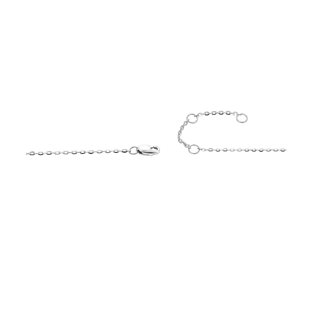 Dây cổ bạc đính đá ECZ PNJSilver XMXMW000028