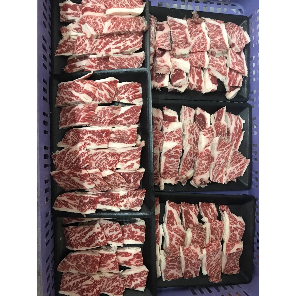 Thịt diềm thăn bò Mỹ 500 gram-US Beef Out side skirt