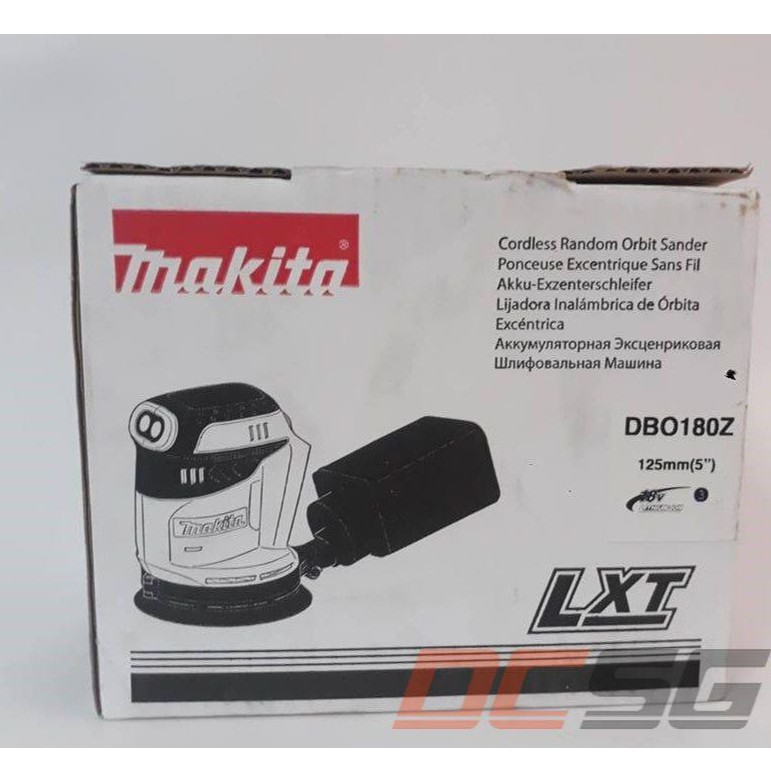 Máy chà nhám tròn dùng pin Makita DBO180Z 18V