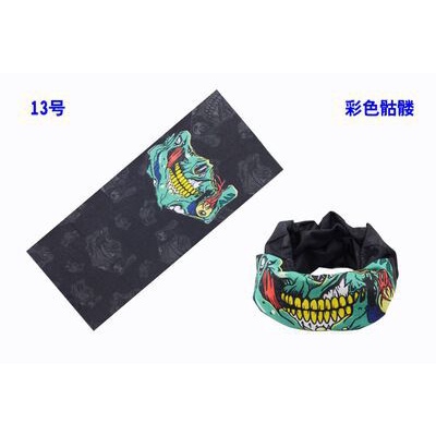 Mosoworld Khăn Choàng Cổ Bandana Chống Nắng Ma Thuật Không Đường May Hình Đầu Lâu Dành Cho Nam Nữ Đi Xe Đạp Ngoài Trời