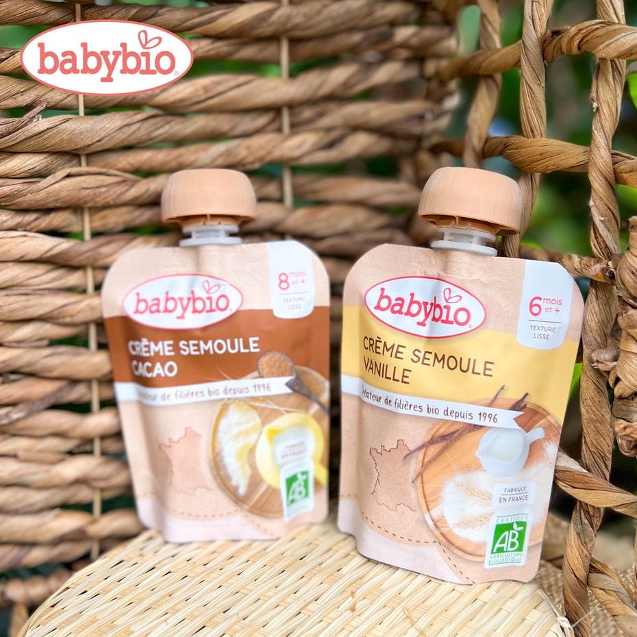 [HSD 10/2023] Váng sữa hữu cơ cho bé Babybio 85g (6 - 8 tháng)