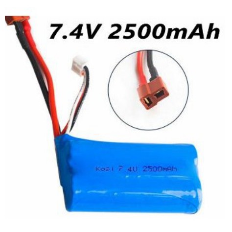 Pin 18650 Li-ion 2S 7.4V 1200mAh dòng xả cao chuyên dùng cho xe wpl d12, xe điều khiển từ xa, máy bay flycam, cano