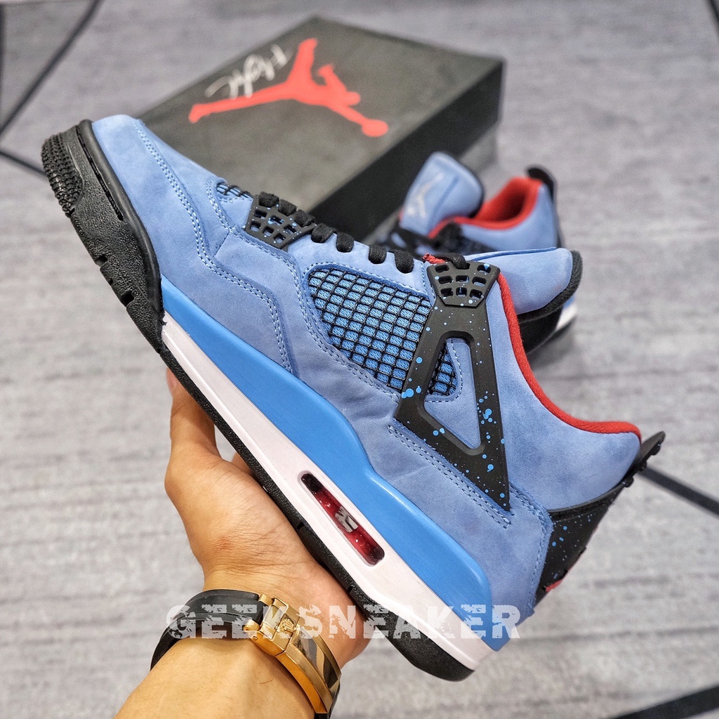 [GeekSneaker] Giày Sneaker Jordan 4 x Travis Scott