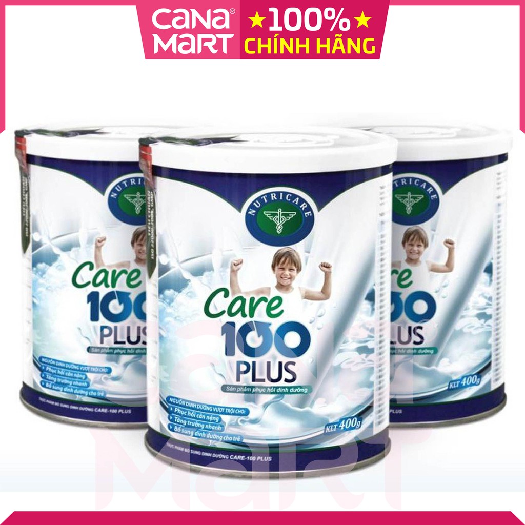 Sữa bột Nutricare Care 100 Plus dinh dưỡng cho trẻ biếng ăn (900g)