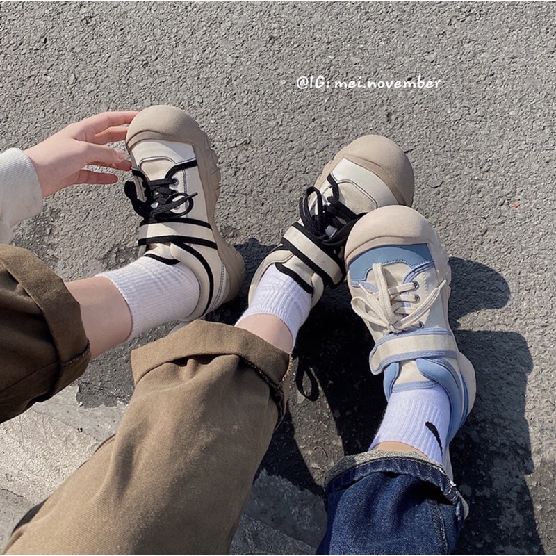 Giày sneaker Hàn quốc trẻ trung CÓ ẢNH THẬT