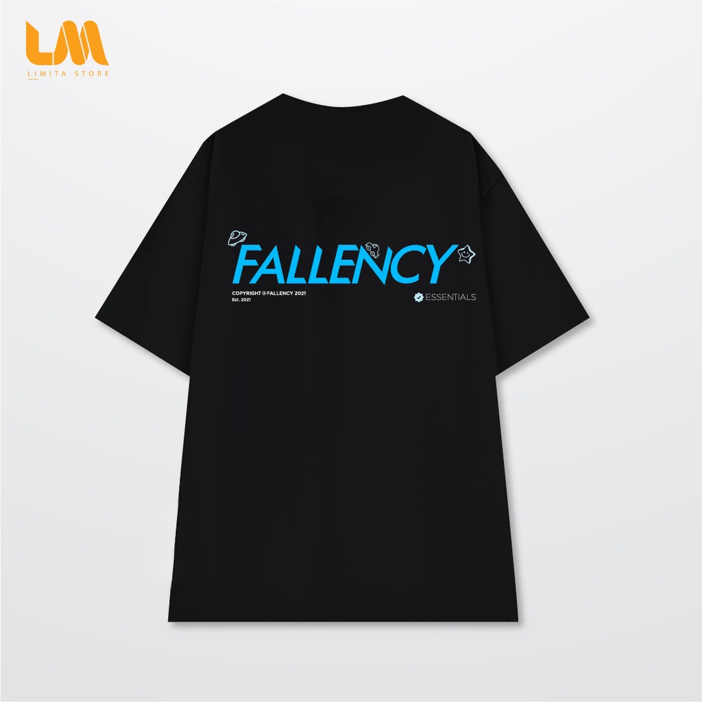 Áo thun Fallency Signature Đen - Limita store(V27)