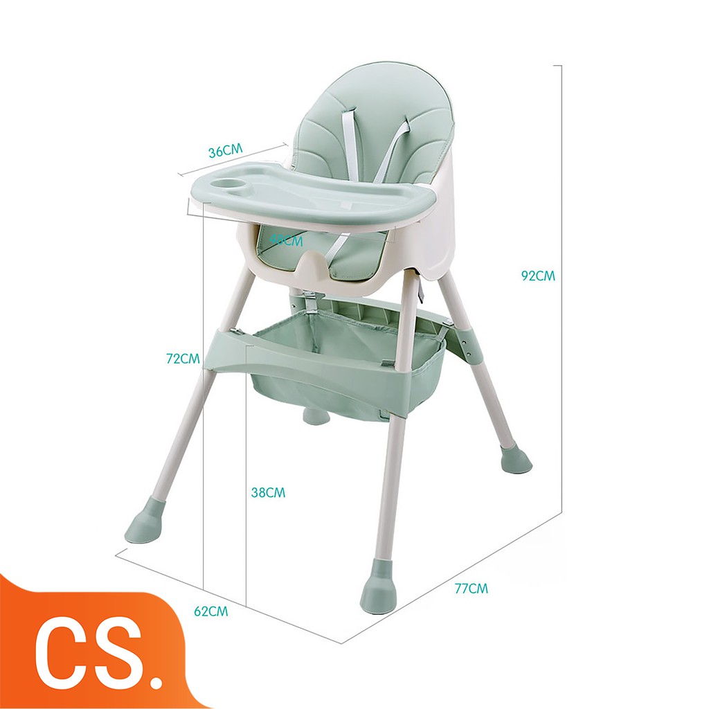 Ghế ăn dặm SKIDS umoo cho bé