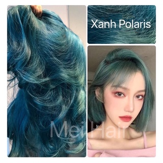 Xanh tiên cá Polaris Không Tẩy - Kèm dưỡng - Màu nhuộm tóc thời trang nội địa Trung