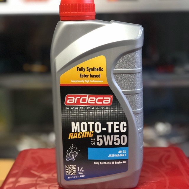 Nhớt ARDECA MOTO TEC RACING 5w50 1L