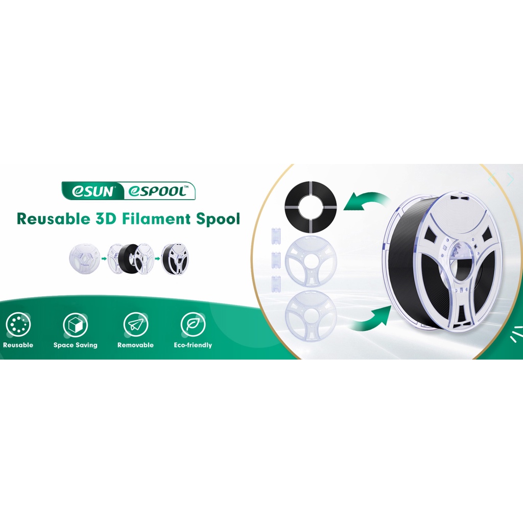 Nhựa in 3D ESUN PETG không lõi - Refilament - 1.75mm - 1kg