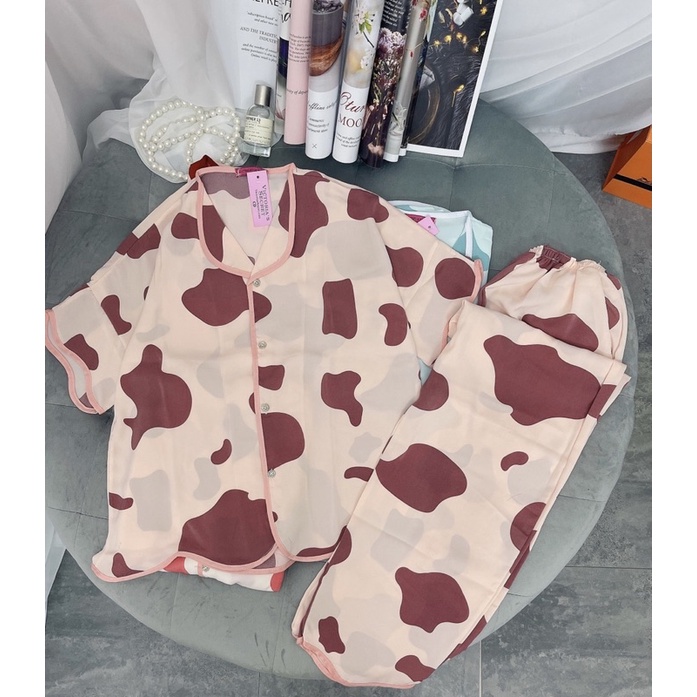 [HÀNG CHUẨN] Bộ Lụa Pijama Quần Dài Cao Cấp | BigBuy360 - bigbuy360.vn