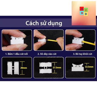 100 CHIẾC CÚT NỐI DÂY ĐIỆN CH-2