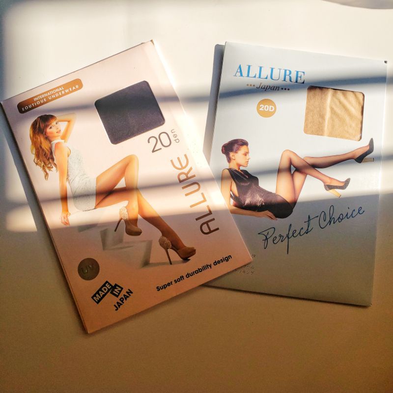 Quần tất Allure 20d Nhật Bản siêu dai, chống rách, chống xước, quần vớ tàng hình, thật chân