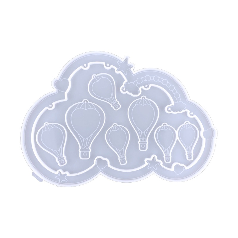 Khuôn Silicone Hình Khinh Khí Cầu Làm Trang Sức Thủ Công