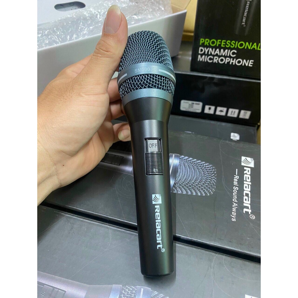 [Relacart SM300] Micro Karaoke Relacart SM300P có dây cao cấp - Hàng chính hãng