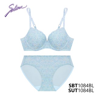 Combo Áo Lót Mút Mỏng Kèm Miếng Mút Rời Và Quần Đồng Bộ Phối Ren Fashion Maggie Mae By Sabina SBT1084BL+SUT10784BL