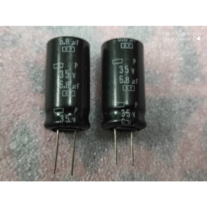 Tụ Bi Polar Nippon Chemical 6,8uf 35V