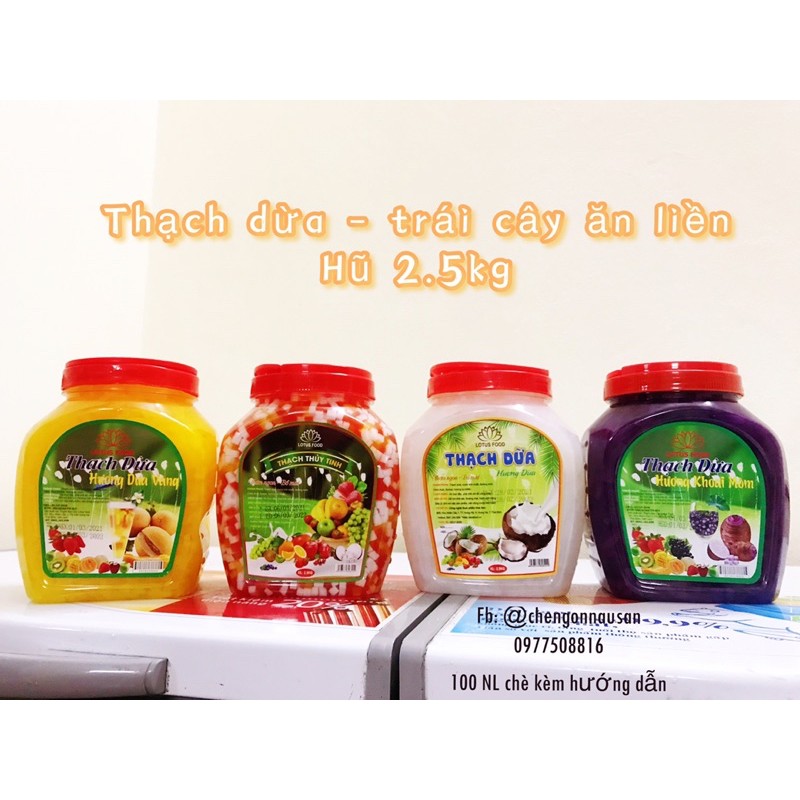 THẠCH THUỶ TINH HŨ ĂN LIỀN