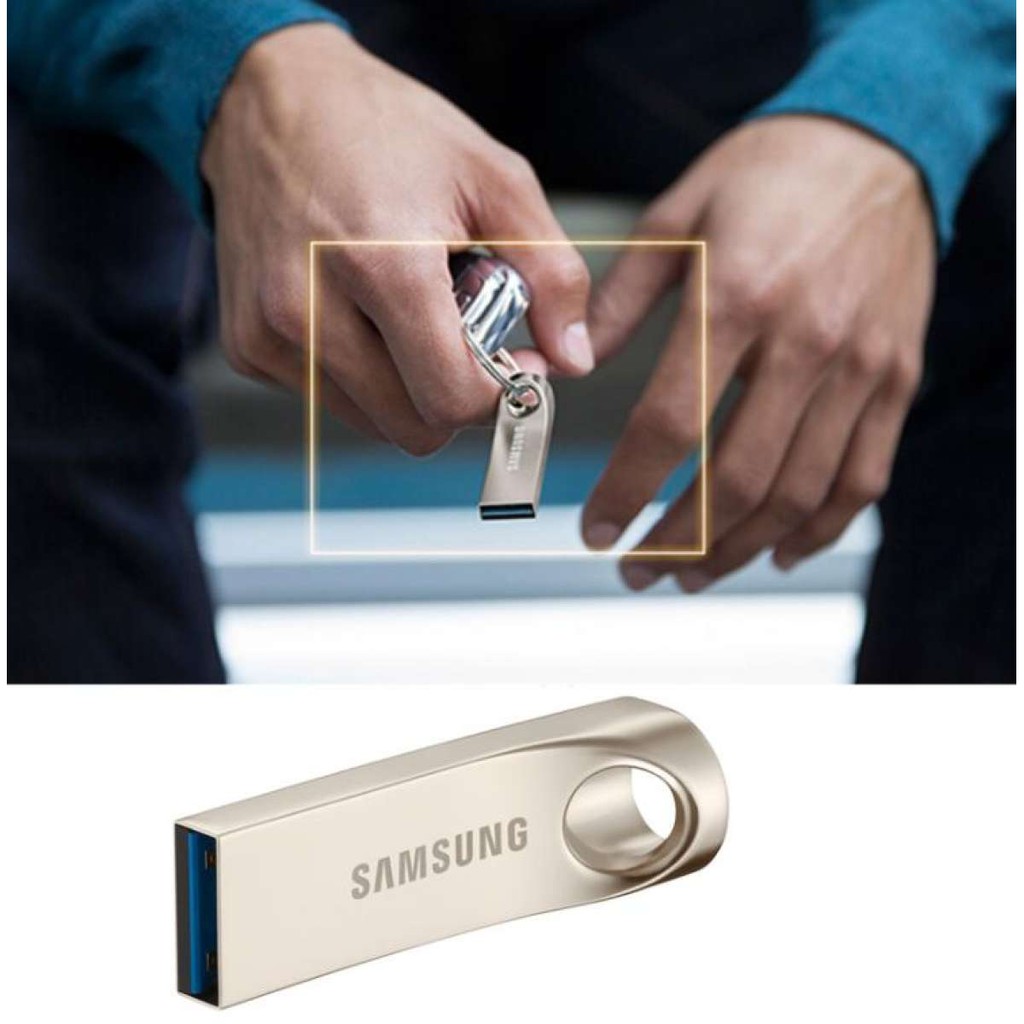 USB 3.1/3.0 Samsung Flash Drive Ultra Bar Plus 128GB 300Mb/s - Bạc