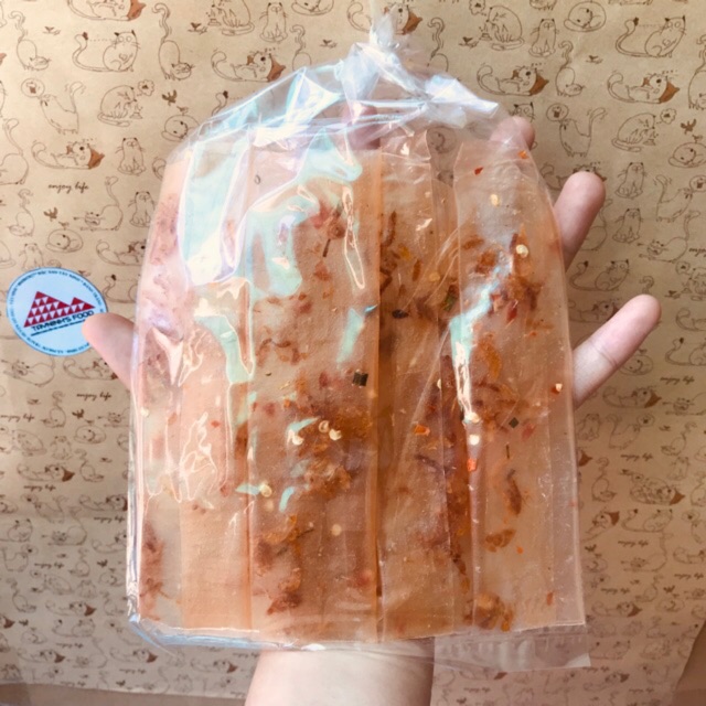 15 bịch bánh tráng dẻo cay cuộn hành phi - Nguyệt Như