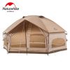 Lều nấm Glamping Naturehike  3, 4 người - NH21ZP001 (Lều Mông Cổ phong cách Vintage Chính hãng)