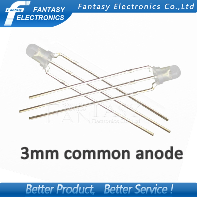 Set 100 Đèn Led Đi Ốt 3mm