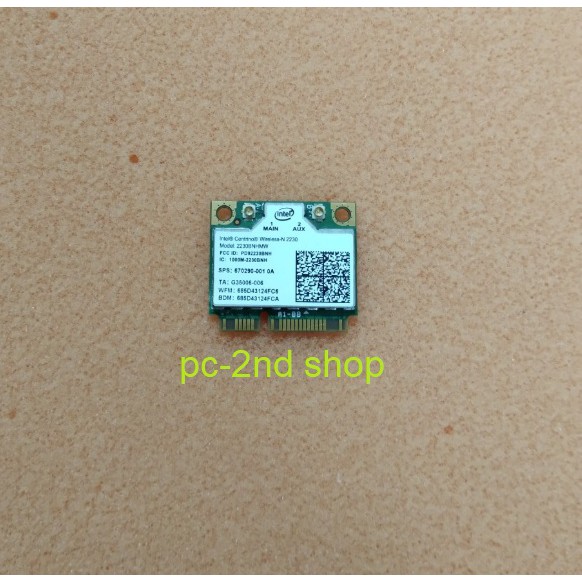 card wifi HP probook 4540s 4440s chipset intel N2230 gắn cho laptop HP