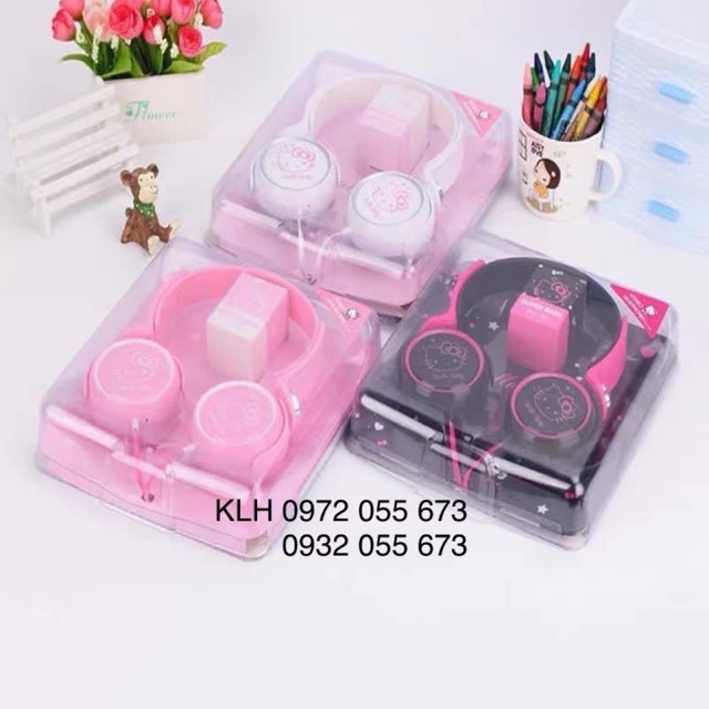 Tai nghe chụp tai HELLO KITTY KT30 mẫu mới nhất 2020