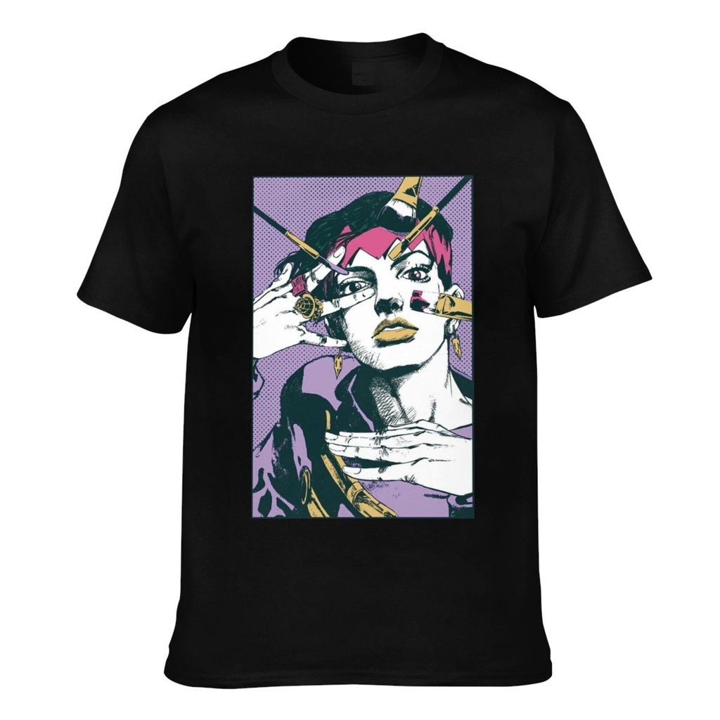 Rohan Kishibe Jojos Kỳ Dị Phiêu Lưu Anime Jjba Manga Áo Thun Nam Cotton