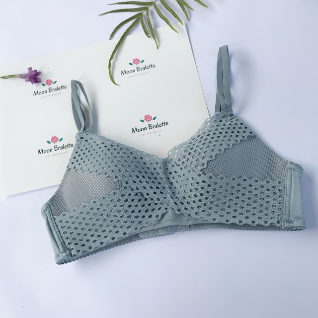 Bộ đồ lót ren đáp chéo Angle's Wing siêu ngọt ngào quyến rũ , áo ngực ren nữ AR76 | BigBuy360 - bigbuy360.vn