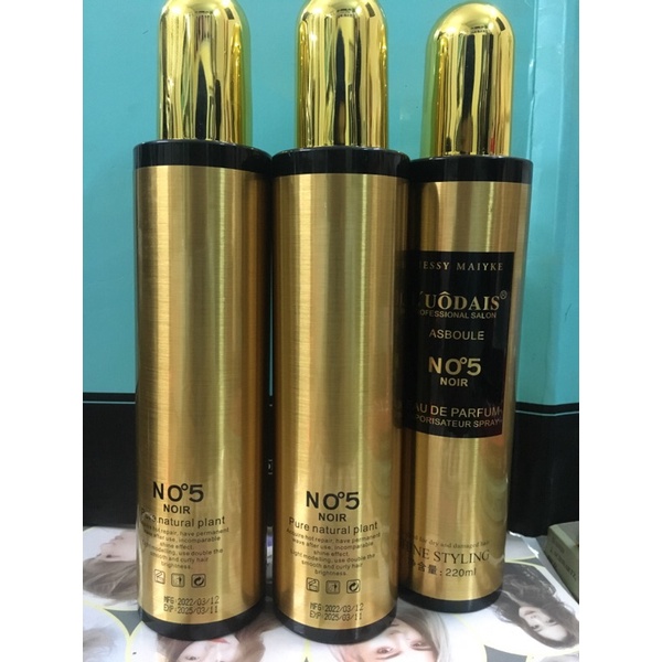 Xịt dưỡng tóc no5 hương thơm nước hoa mềm mượt tạo phồng giữ nếp tóc