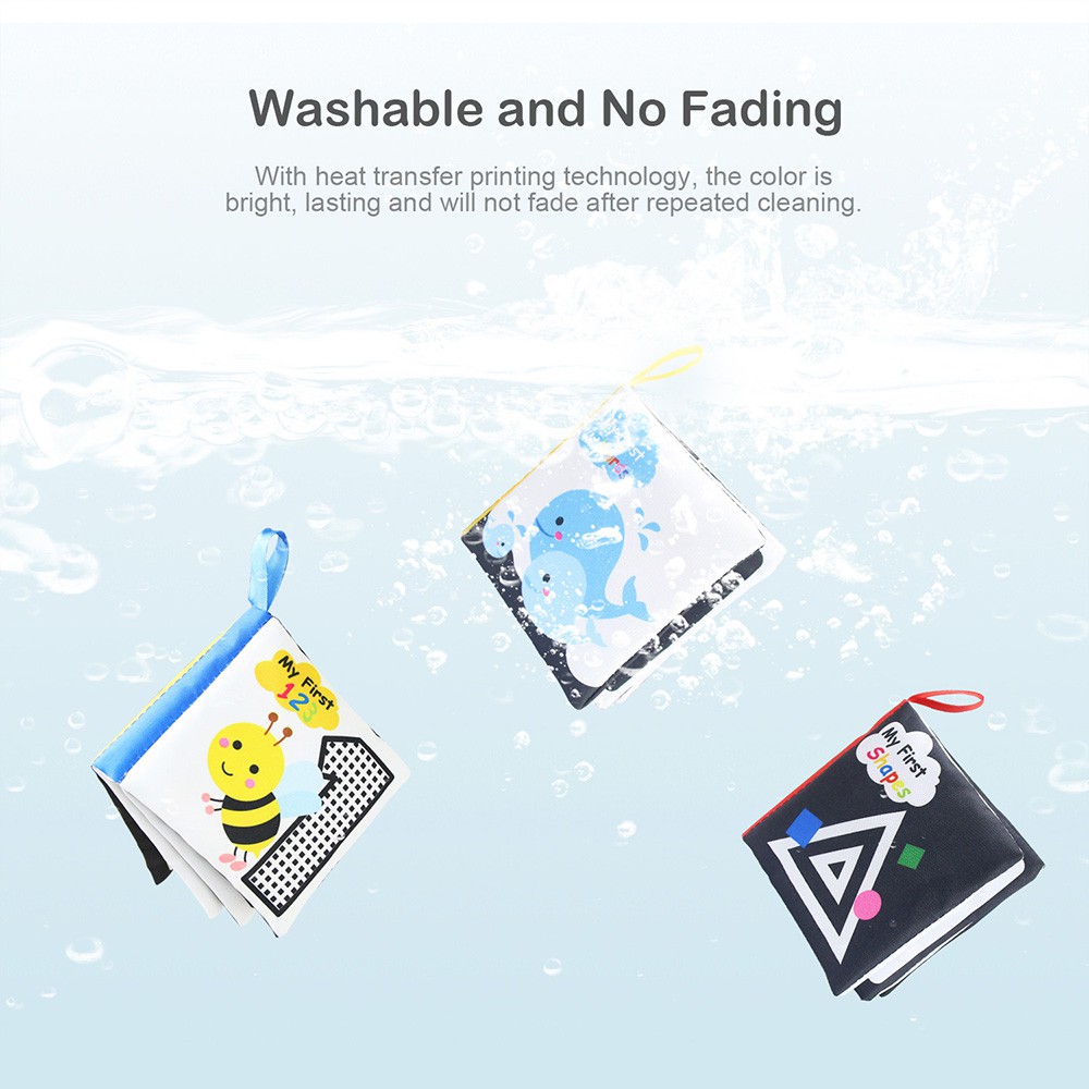 Coolplay Sách vải mềm hoạ tiết in đáng yêu giúp tăng cường trí não cho bé