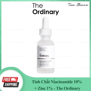Tinh chất The Ordinary Niacinamide 10% + Zinc 1% giảm mụn, thu nhỏ lỗ chân lông